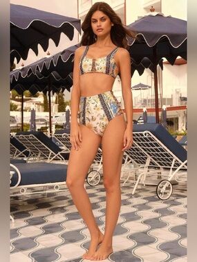 Agua Bendita Martina + Hope Jardim Bikini SET XS NWT